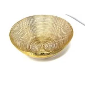 Base de forme ronde en bois avec fil métallique plaqué or fait organisation de stockage de cadre moderne Art créatif fournitures de panier de luxe - Product Image 3