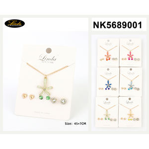 Conjunto de Joyería de Moda Chapado en Oro con Colgante de Elefante Linda y Pendientes de Botón para Mujer, Ideal para Fiestas, Joyería Metálica - Product Image 6