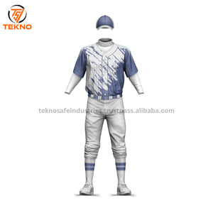 Nuevo modelo de precio de fábrica, uniformes de béisbol sublimados, servicio OEM, diseño personalizado de moda y uniforme de béisbol de tamaño - Product Image 5