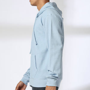 Sudadera con Capucha de Color Sólido con Cierre para Hombre, Venta al por Mayor de Fábrica, Sudadera con Capucha Informal con Estampado Personalizado para Hombre - Product Image 3