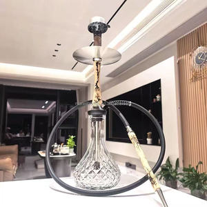 Juego de Shisha Clásico de Madera al por Mayor, Shisha Premium con Botella de Cristal, Narguile Portátil para Fumar y Fiestas - Product Image 3