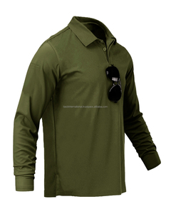 Camisetas Polo de Manga Larga para Hombre, Tallas Grandes, 100% Algodón, Estampadas, de Secado Rápido - Product Image 2