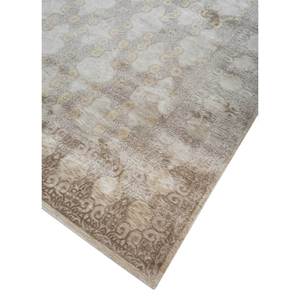 Woven Gems Hand Knotted Silk <b>Rugs</b> Grey Black Aips-1005 Classic <b>Boho</b> Large Rectangle Geometric for Home for Living Room Hallway - Product Image 2