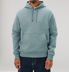Sudadera con capucha Lisa Material de algodón pesado Sudadera con capucha cálida de invierno para hombre Elegante y duradera - Product Image 1