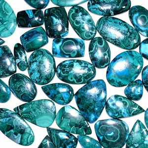 Cabinas sueltas de piedras preciosas de cuarzo crisocola Natural de alta calidad con buen color excelente grado AAAAA - Product Image 3