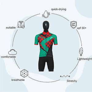 Maillots de cyclisme pour adultes de haute qualité, vêtements de vélo de montagne, personnalisés pour hommes et femmes, 100% polyester, extensible, respirant - Product Image 2