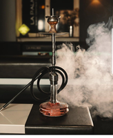 Chicha portable FALAH HH 09 classique et moderne, technique miroir durable, accessoires en aluminium de haute qualité, taille personnalisable