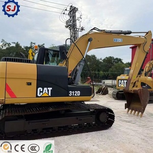 Excavadora de cadenas CAT 312D 12T usada en venta, sistema hidráulico confiable, ideal para construcción, movimiento de tierras y demolición a bajo precio. - Product Image 1