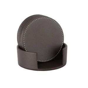 Posavasos de cuero más exigente para decoración del hogar, mesa, fiestas de boda, bares, opción económica para restaurantes y bares - Product Image 6