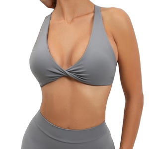 เสื้อชั้นในกีฬาสำหรับผู้หญิง ดีไซน์สวยเซ็กซี่ ระบายอากาศได้ดี ซัพพอร์ตสูง เหมาะสำหรับวิ่ง โยคะ ออกกำลังกาย รุ่น Neck Summer Sexy Running Shockproof Beautiful Back Yoga Bra Fitness Top High Support Sports Bra ผลิตโดย BS 2026 - Product Image 4