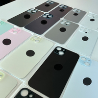 Verre arrière d'origine avec grand trou pour iPhone 15 pour iPhone 11 pour iPhone X XR XS MAX Remplacement de la vitre arrière vente en gros