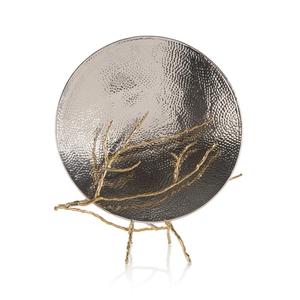 แผ่นชาร์จสีน้ำตาลที่ดีที่สุดพร้อมสีและขนาดที่กำหนดเองสำหรับโรงแรมที่มีขนาด13x13x1.4นิ้วดีไซน์หรูหรา - Product Image 5