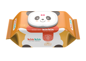 Kinkin 100-piece Baby Wet Wipes Chlorhexidine Antibacterial Protection Non-Woven Baby Wet Tissue Alcohol-Free OEM ODM Wholesale - Product Image 5