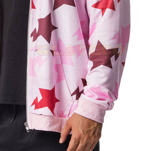 Sudaderas con capucha con cremallera completa mezclada de algodón directo de fábrica 2025 logotipo personalizado estilo de invierno informal con cuello con capucha - Product Image 6