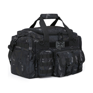 Bolsa de Viaje Saxon - 35 Litros - Negra, Compatible con Sistema Molle, Correa de Hombro Ajustable y Extraíble, Compartimento Principal, Camuflaje Personalizado - Product Image 3