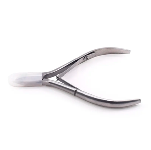 Coupe-ongles professionnel en acier inoxydable coupe-ongles lame incurvée manucure ciseaux outil de coupe pour cuticules pinces ongles - Product Image 4