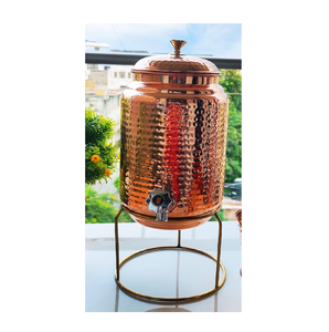 Style Marteaux Conception Cuivre Pot D'eau Taille Personnalisée support en métal Qualité Standard Refroidisseur D'eau Fabricant - Product Image 2