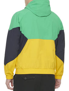 Veste Taslan de nouvelle conception 2023, cuir ODM de haute qualité avec coton, veste bomber sport slim à capuche, teinte en gros - Product Image 3