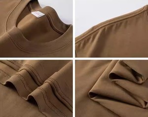 Camisas sencillas lisas para hombre, todos los colores, la mejor calidad, camiseta personalizada DTF, lona de poliéster/algodón, ajuste Regular, secado rápido, transpirable - Product Image 4