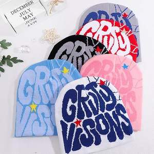 Gorro de punto de tendencia, gorros con logotipo personalizado, gorros de calavera de punto al por mayor, proveedor de bordado de invierno cálido y barato - Product Image 6