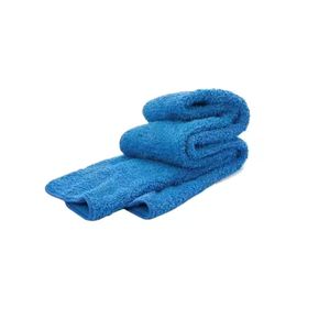 Serviette de sport tricotée en microfibre ultra absorbante de couleur unie pour l'entraînement et le fitness - Product Image 2