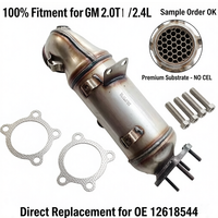 Collecteur d'échappement avec catalyseur pour Chevy Malibu Buick Regal LaCrosse 2.0L 2.4L 2011-2017 OE 12618544 12605175 Ajustement direct
