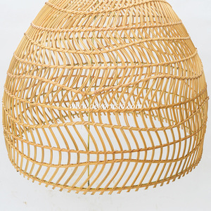 Rattan Hanging <b>Lamp</b> Decorative, <b>Natural</b> Rattan <b>Lamp</b> <b>Shade</b> for Living Room, Home Decoration - Product Image 2