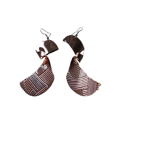 Tendencias en pendientes 2024, tendencias en joyería para comprar ahora, pendientes para niñas, venta al por mayor, pendientes florales geométricos indios hipoalergénicos - Product Image 5