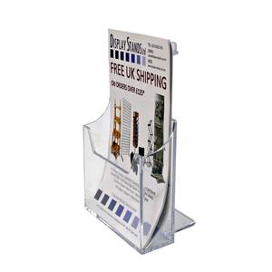 Présentoir de bureau en acrylique transparent de qualité supérieure pour brochures et dépliants dans le bureau, la vente au détail et les événements - Product Image 4