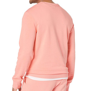 Dernier automne hiver 3D gaufré thermique sweat pour hommes surdimensionné lâche goutte épaule 3D Design uni teint polaire surdimensionné - Product Image 3