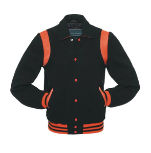 100% Wool Best Selling Men's Varsity <b>Jacket</b> Custom High Quality Winter Casual Letterman <b>Jacket</b> Button Waterproof Print - Product Image 5