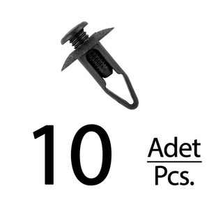 Front <b>Bumper</b> Retainer Retaining <b>Clips</b> 10 Pieces, Compatible with Nissan, Mitsubishi, Ford FD114236-I - Product Image 4