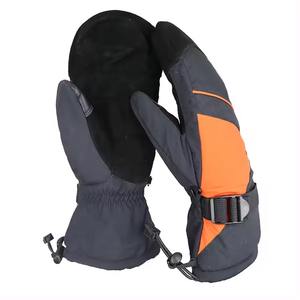 Haute meilleure qualité taux compétitif hiver neige gants d'hiver chaud hommes coupe-vent imperméable pour gants de Ski meilleure qualité faible taux - Product Image 5