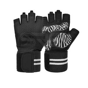 Gants de gymnastique demi-doigt Pro haltérophilie entraînement sport Gel Pad entraînement protecteur gants de Fitness - Product Image 1