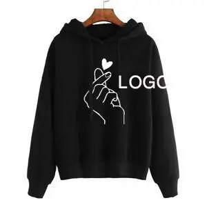 Sudadera con capucha de hombro pesado de moda Color sólido Logotipo suelto Impreso en blanco Sudaderas con capucha de gran tamaño - Product Image 5