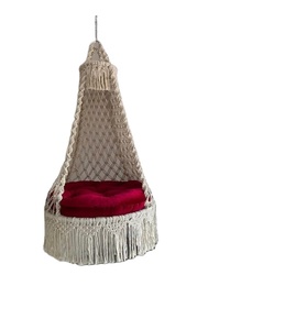 Adult Indoor and Out Door House Decoration DYAED COTTON HANDMADE NATURAL Baby <b>Swing</b> Set Style Color Baby Bedside Sleeper - Product Image 1