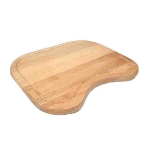 Planche à découper ronde en bois d'acacia pour la cuisine, hacher et servir sur les comptoirs - Product Image 3