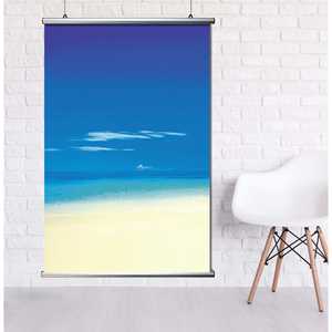 รางยึดโปสเตอร์อะลูมิเนียมขนาด 100 ซม. คู่ อุปกรณ์เสริมสำหรับจัดแสดง - Product Image 1