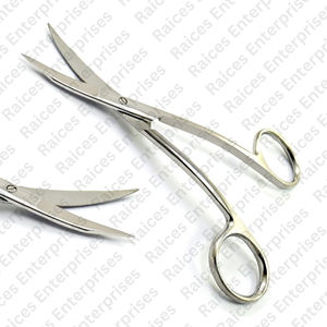 Goldman-Fox Tijeras Quirúrgicas Profesionales Doble Curva Fuente Manual ISO CE Aprobado para Instrumentos Quirúrgicos Suaves Base - Product Image 2