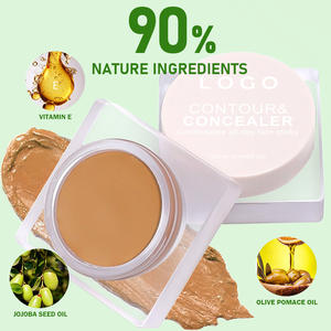 Ochain Marque privée Maquillage minéral Couverture complète Contour Crème Correcteur Fond de teint Naturel pour toutes les peaux Crème pour le visage Correcteur - Product Image 3