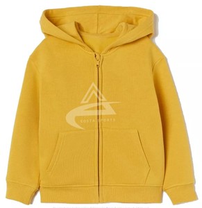 Ropa para niños Sudaderas con cremallera Cómodas de usar 100% algodón Anti Shrink Variedad de colores Diseñador Sudaderas con capucha para bebés - Product Image 4