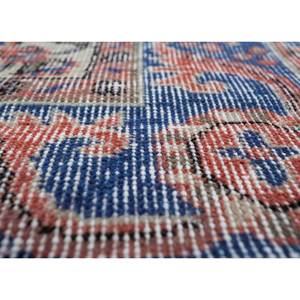 Tapis en laine noué à la main de grande taille, motif médaillon rouge et orange, pour salon, couloir rectangulaire - Pae-2289 - Product Image 3