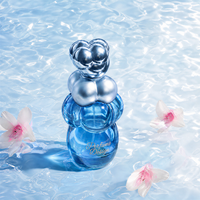 Flacon de parfum personnalisé 50 ml en forme de nuage, flacon en verre à bulles multi-finitions pour marque de parfum de luxe, marque de niche, étiquette privée
