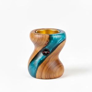 Quemador de Incienso de Resina, Soporte Hecho a Mano de Madera de Acacia, Decoración Religiosa para el Hogar, Soporte de Meditación - Product Image 1