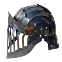 Casque noir médiéval Alva Knight Dark Souls, style moderne, armure en fer découpée pour cosplay