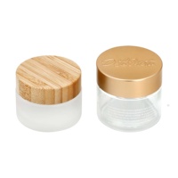 A prueba de olores Cali Packs 2oz 3oz A prueba de niños Frascos de vidrio Cali Botellas Frasco de vidrio personalizado 3,5g con tapa de aluminio y metal