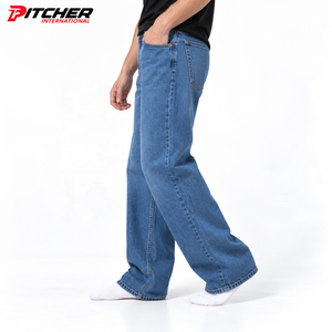Wholesale <b>Mens</b> Baggy <b>Jeans</b>, Custom <b>Mens</b> Baggy Denim <b>Jeans</b>, <b>Mens</b> Streetwear <b>Jeans</b>, Low MOQ US Brand Buyers - Product Image 3