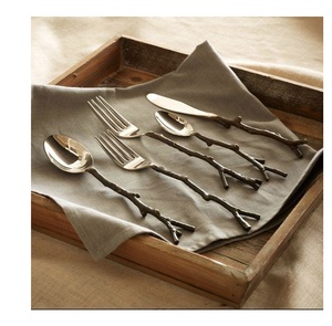 Escultura Decorativa Moderna de Metal para Cubiertos, Adorno de Lujo para Mesa de Comedor, Cocina, Decoración del Hogar - Product Image 1