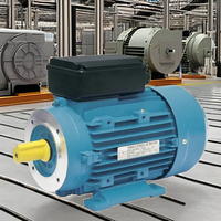 Moteur à induction monophasé à haut rendement 230V 50/60Hz entièrement fermé en aluminium IE1 0,5kW 1500/3000 tr/min Montage au pied