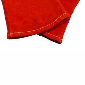 Offre Spéciale Logo personnalisé Protection thermique industrielle Gants de soudage Tig Matériau en cuir de qualité supérieure Gants de soudage de sécurité Gants de travail - Product Image 6